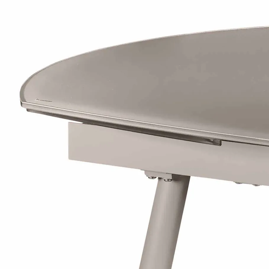 Sale Wohnen Designertisch Swiganda aus Glas Taupe