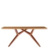 New Wohnen Design-Esstisch aus Altholz Teak - Canarie