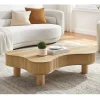 Sale Wohnen Design-Sofatisch in Esche Natur Furnier - Olcian
