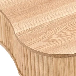 Sale Wohnen Design-Sofatisch in Esche Natur Furnier - Olcian