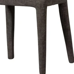 Outlet Wohnen Designstühle in Dunkelbraun Stoff - Mestecan (2er Set)