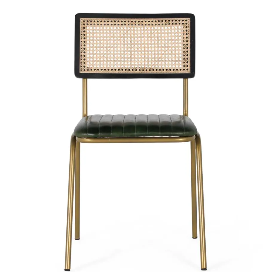 Online Wohnen Designstühle mit Wiener Geflecht - Fina (2er Set)