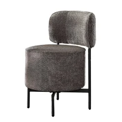 Wohnen Designstuhl in Grau Boucle - Fincher