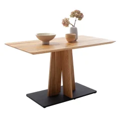 New Wohnen Design-Säulentisch mit Schweizer Kante - Vasilicata