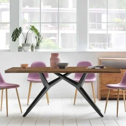 Clearance Wohnen Designtisch aus Recyclingholz Teak - Emina