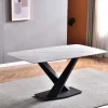 Discount Wohnen Designtisch aus Sinterstein Marmor Weiß - Jonathan