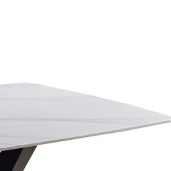 Discount Wohnen Designtisch aus Sinterstein Marmor Weiß - Jonathan