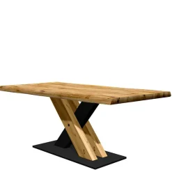 New Wohnen Designtisch mit Naturkante aus Eiche - Ligurian
