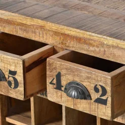 Sale Wohnen Design-Weinregal Indri aus Mangoholz