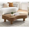 New Wohnen Design-Wohnzimmertisch in Walnuss Furnier - Foliage