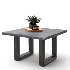 Sale Wohnen Design-Wohnzimmertisch mit grauer Holzplatte - Flaciona