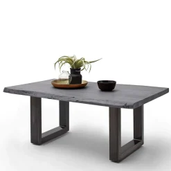 Sale Wohnen Design-Wohnzimmertisch mit grauer Holzplatte - Flaciona