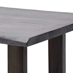 Sale Wohnen Design-Wohnzimmertisch mit grauer Holzplatte - Flaciona