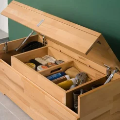 Hot Wohnen Dielen Set Wislama aus Kernbuche Massivholz (fünfteilig)