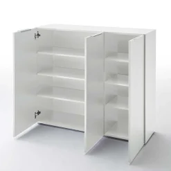 Wohnen Dielenmöbel Satumare in Braun Wenge Dekor (dreiteilig)