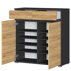 New Wohnen Dielenset in Wildeiche Optik - Orsecca (vierteilig)