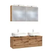 Discount Wohnen Doppel Unterbeckenschrank Set - Userina (dreiteilig)