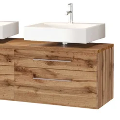 Discount Wohnen Doppel Unterbeckenschrank Set - Userina (dreiteilig)