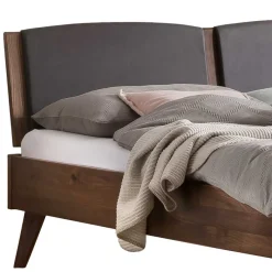 Best Wohnen Doppelbett Gestell aus Nussbaum geölt - Carloletta