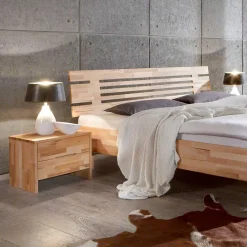 Discount Wohnen Doppelbett Kombi Zeremonia mit zwei Nachtkommoden (dreiteilig)