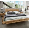 Sale Wohnen Doppelbett mit Nachtkonsolen Set - Aryvano (dreiteilig)