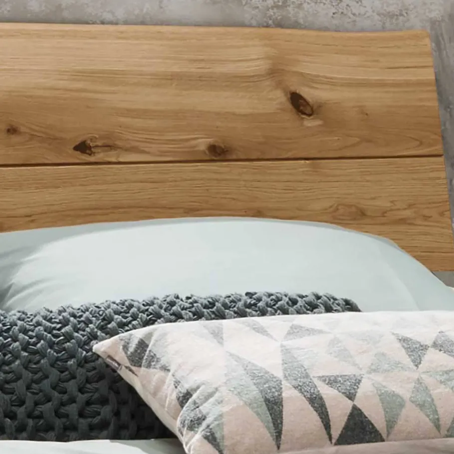Sale Wohnen Doppelbett mit Nachtkonsolen Set - Aryvano (dreiteilig)