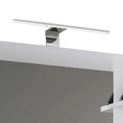 Outlet Wohnen Doppelter Badspiegel mit Regal in Weiß - Ynvinata