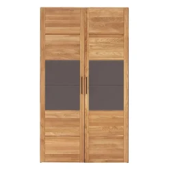 Wohnen Doppeltür Kleiderschrank aus massivem Holz - Zaisan