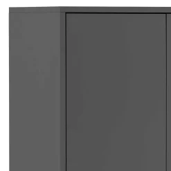 Clearance Wohnen Doppeltür-Aktenschrank in Anthrazit - Brasova