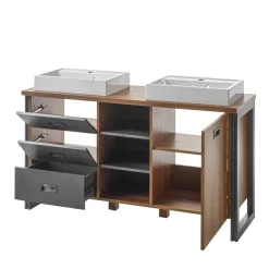 New Wohnen Doppel-Waschplatz & zwei Spiegel - Forawas (dreiteilig)