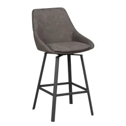 Discount Wohnen Drehbarer Barstuhl mit Schalensitz - Olterva (2er Set)