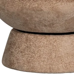 Best Wohnen Drehbarer Sessel mit Chenille Bezug in Beige - Lescalier
