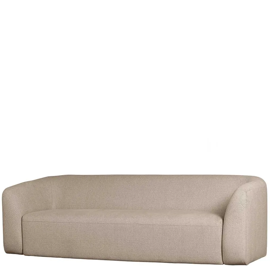 Best Wohnen Dreisitzer Couch aus Chenille in Beige - Chake