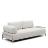 Discount Wohnen Dreisitzer Sofa aus Chenille in Beige - Turena