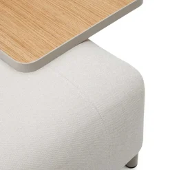 Discount Wohnen Dreisitzer Sofa aus Chenille in Beige - Turena