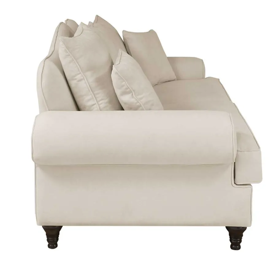 Clearance Wohnen Dreisitzer Sofa im Vintage Landhaus Look - Merandes