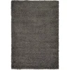 Wohnen Dunkelgrauer Teppich mit Hochflor - Rosarios