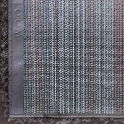 Wohnen Dunkelgrauer Teppich mit Hochflor - Rosarios