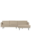 Best Wohnen Eckcouch in L-Form aus Boucle in Beige - Glamoure