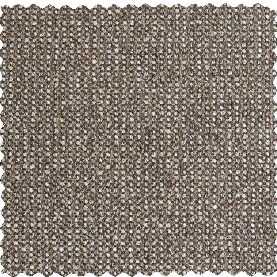 Wohnen Ecksofa in Hellbraun Chenille Bezug - Acira