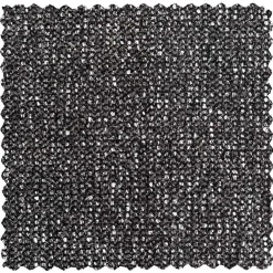Discount Wohnen Ecksofa in Schwarzgrau Chenille - Barat
