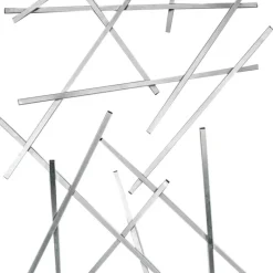 Wohnen Edelstahl Garderobe mit zehn Haken - Shines