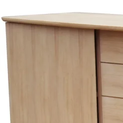 Best Wohnen Eiche Bianco Sideboard mit Schiebetüren - Saimoon