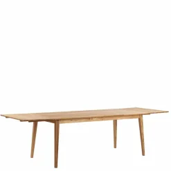 Outlet Wohnen Eiche Esstisch & Stühle Grau - Number (siebenteilig)