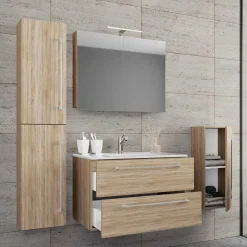 Hot Wohnen Einrichtung Badezimmer Möbelset - Caleena (vierteilig)