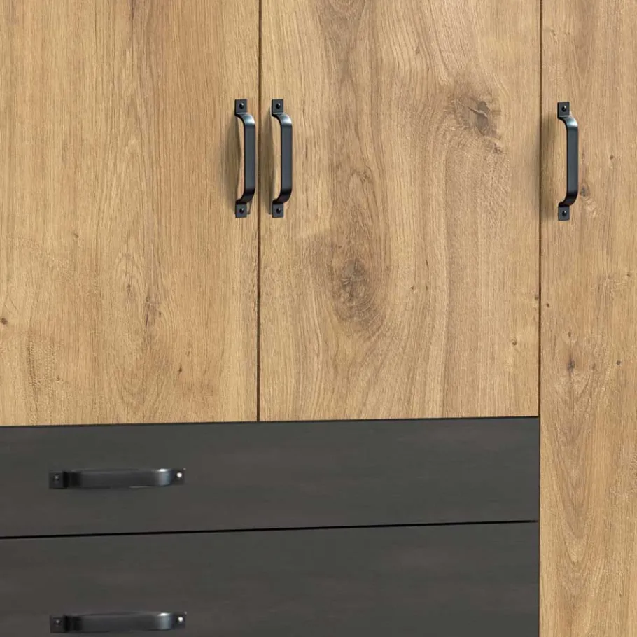 New Wohnen Einrichtung fürs Schlafzimmer Industrial - Bram (fünfteilig)