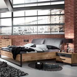 New Wohnen Einrichtung fürs Schlafzimmer Industrial - Bram (fünfteilig)