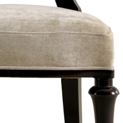 Best Wohnen Eleganter Polsterstuhl mit ovaler Medaillon Lehne - Celorma
