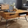 Online Wohnen Eleganter Wohnzimmer Tisch mit Schublade - Dicna