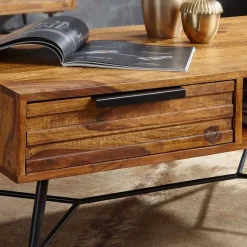 Online Wohnen Eleganter Wohnzimmer Tisch mit Schublade - Dicna